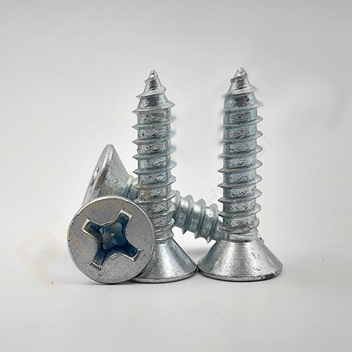 flat-head-ss-screw پیچ خودکار استیل سر تخت
